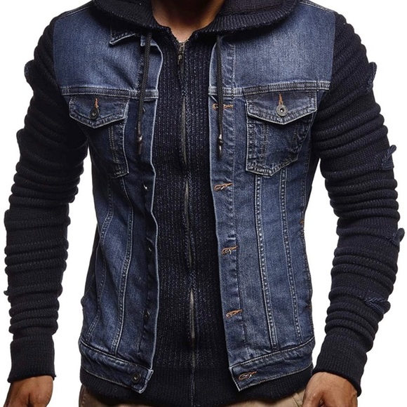 Denim Jacket with hood - Picture 2 of 5